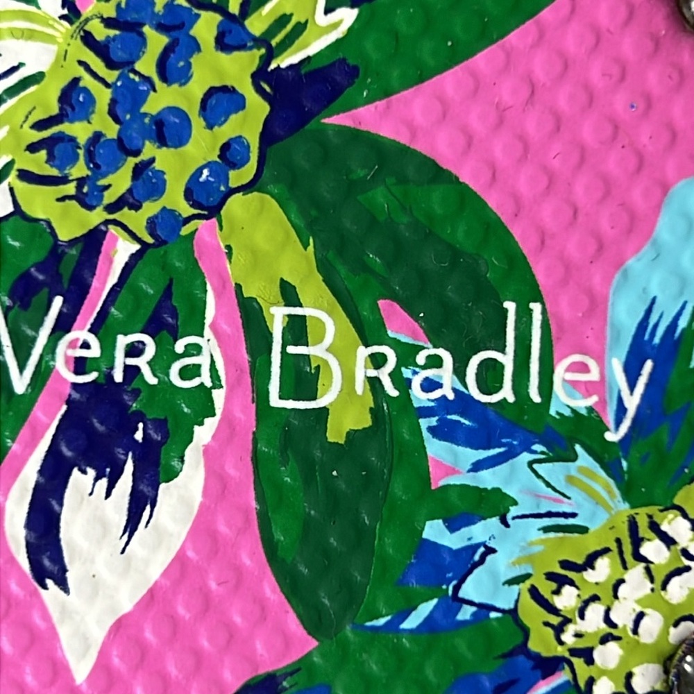 VERA BRADLEY Marion Floral Flip Flops NEW Tropical Sandal Thongs Summer MED  7-8 - Picture 4 of 15